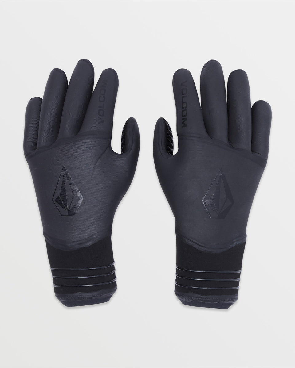 Volcom 3mm 5 Finger Gloves, XL / Black