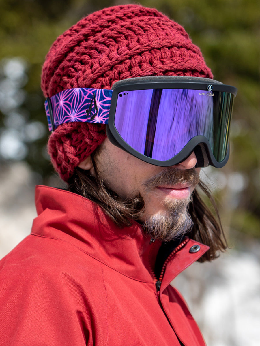 Footprints Goggle - Mike Ravelson / Purple Chrome+BL – Volcom US