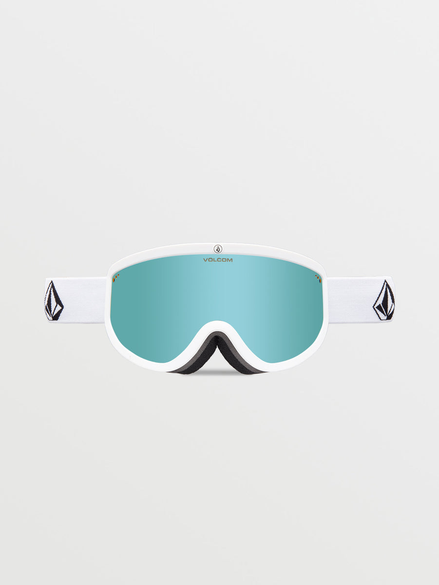 Footprints Goggle - Matte White Stone / Ice Chrome