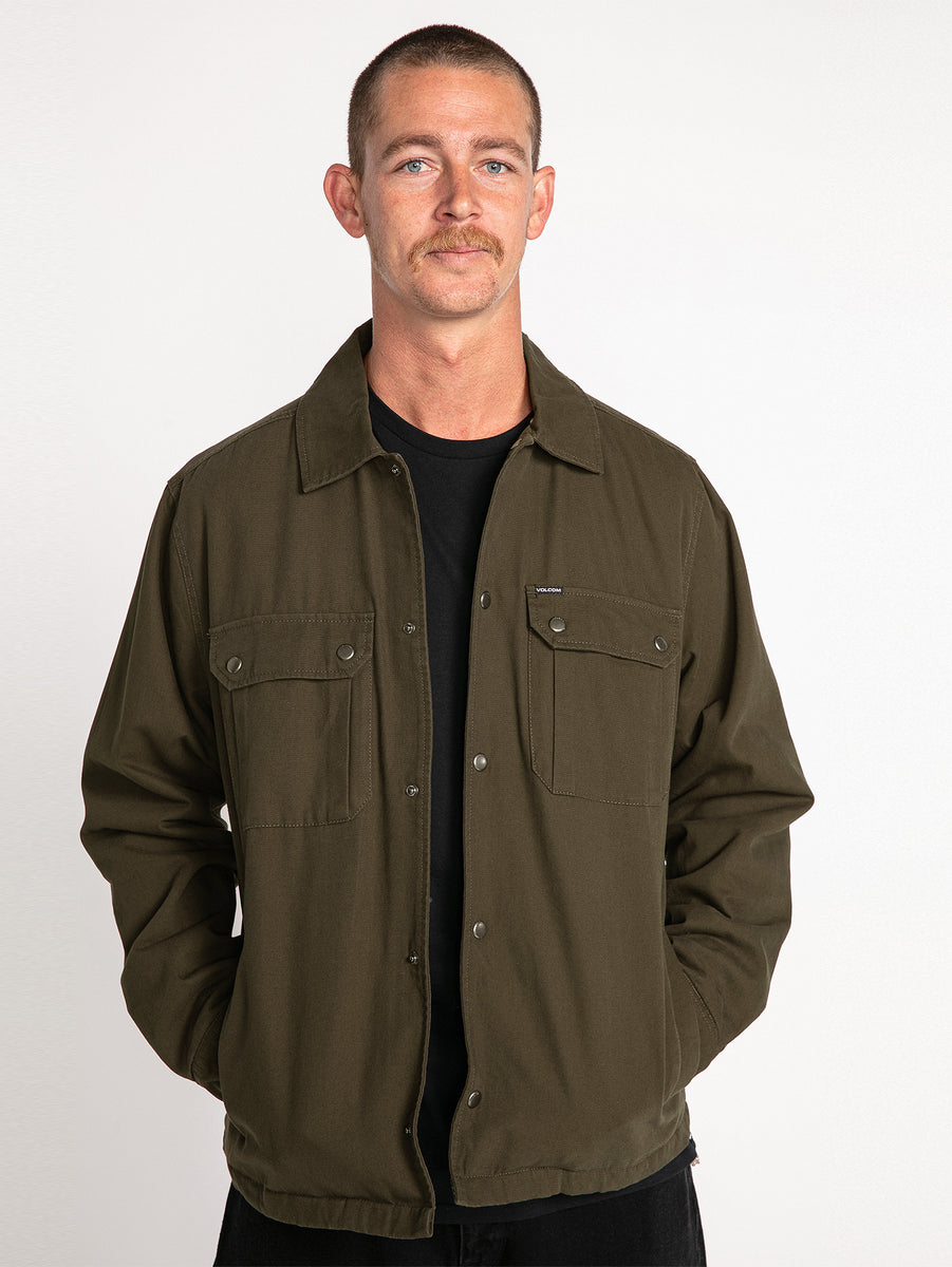 Volcom larkin quilted jacket sale