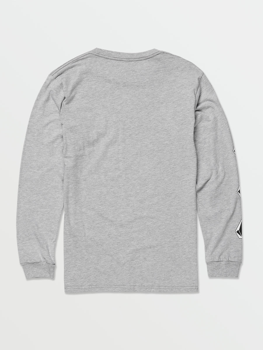 Iconic Stone Long Sleeve Tee - Heather Grey – Volcom US