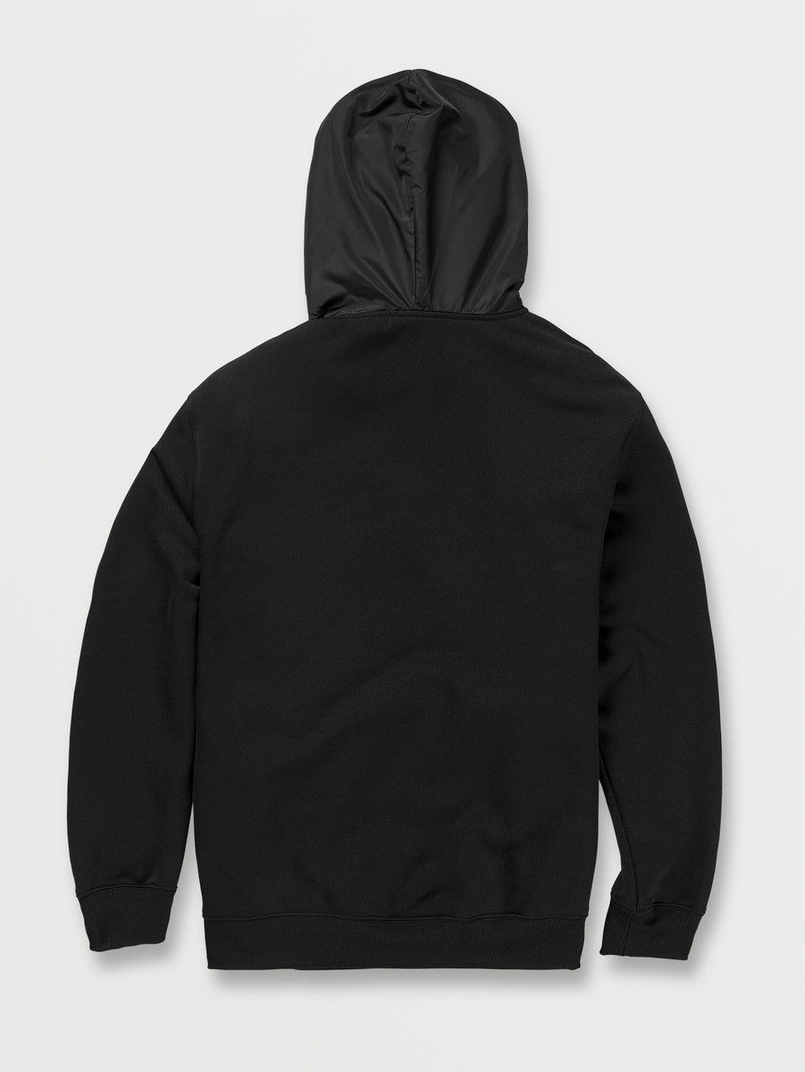 Iconic Tech Pullover Hoodie - Black