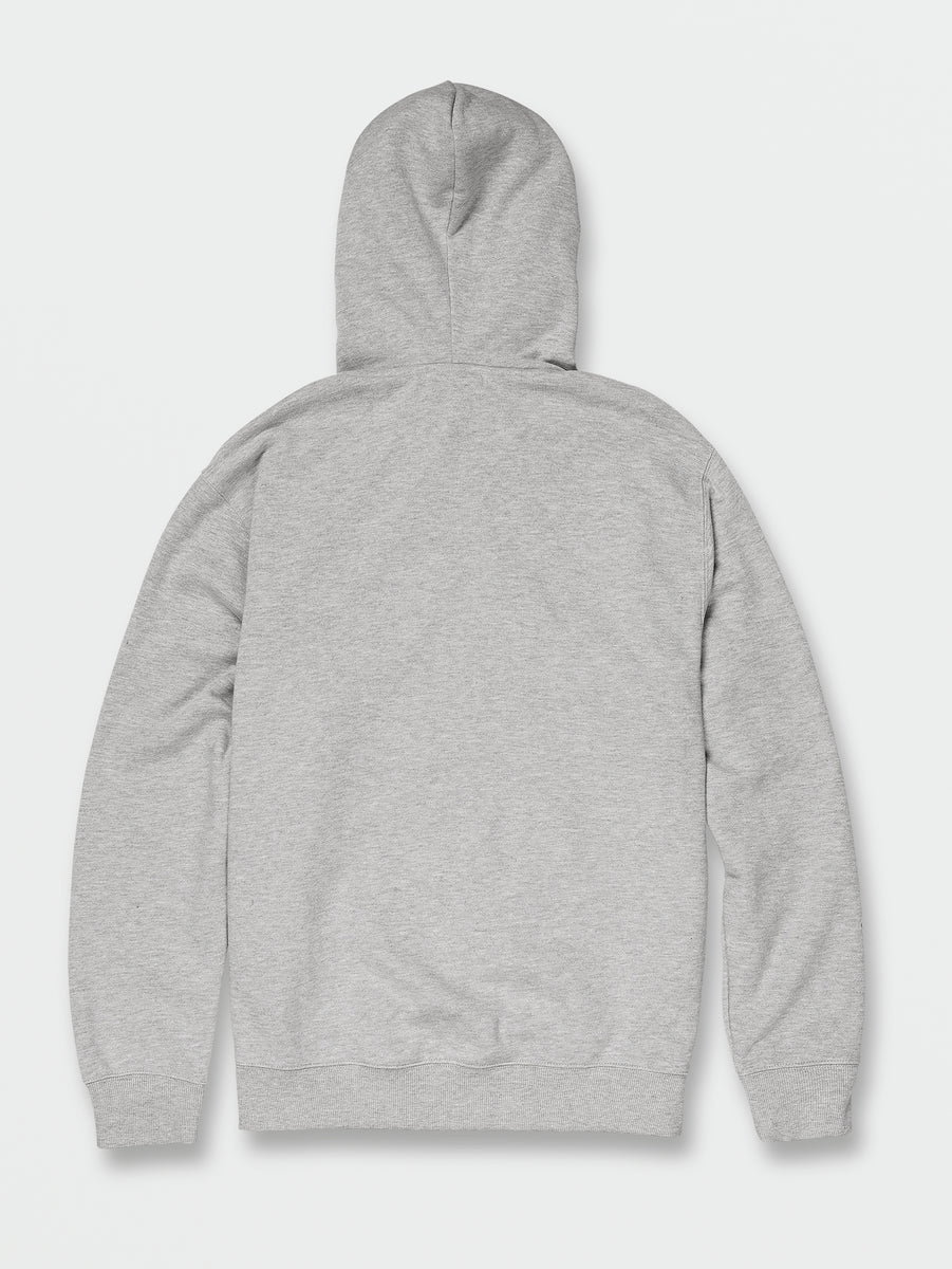 Iconic Stone Pullover Hoodie - Heather Grey