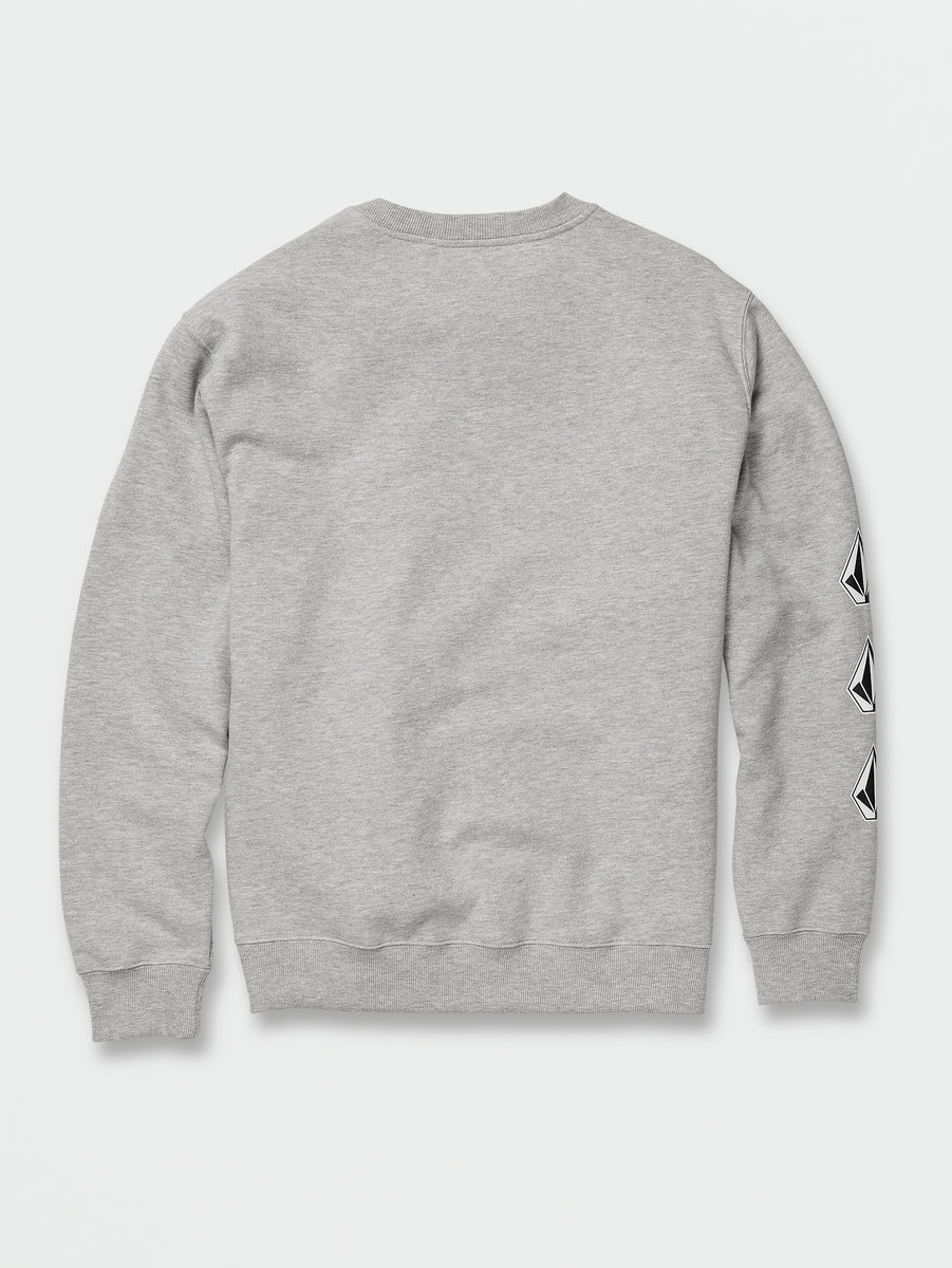 Iconic Stone Crew Sweatshirt - Heather Grey