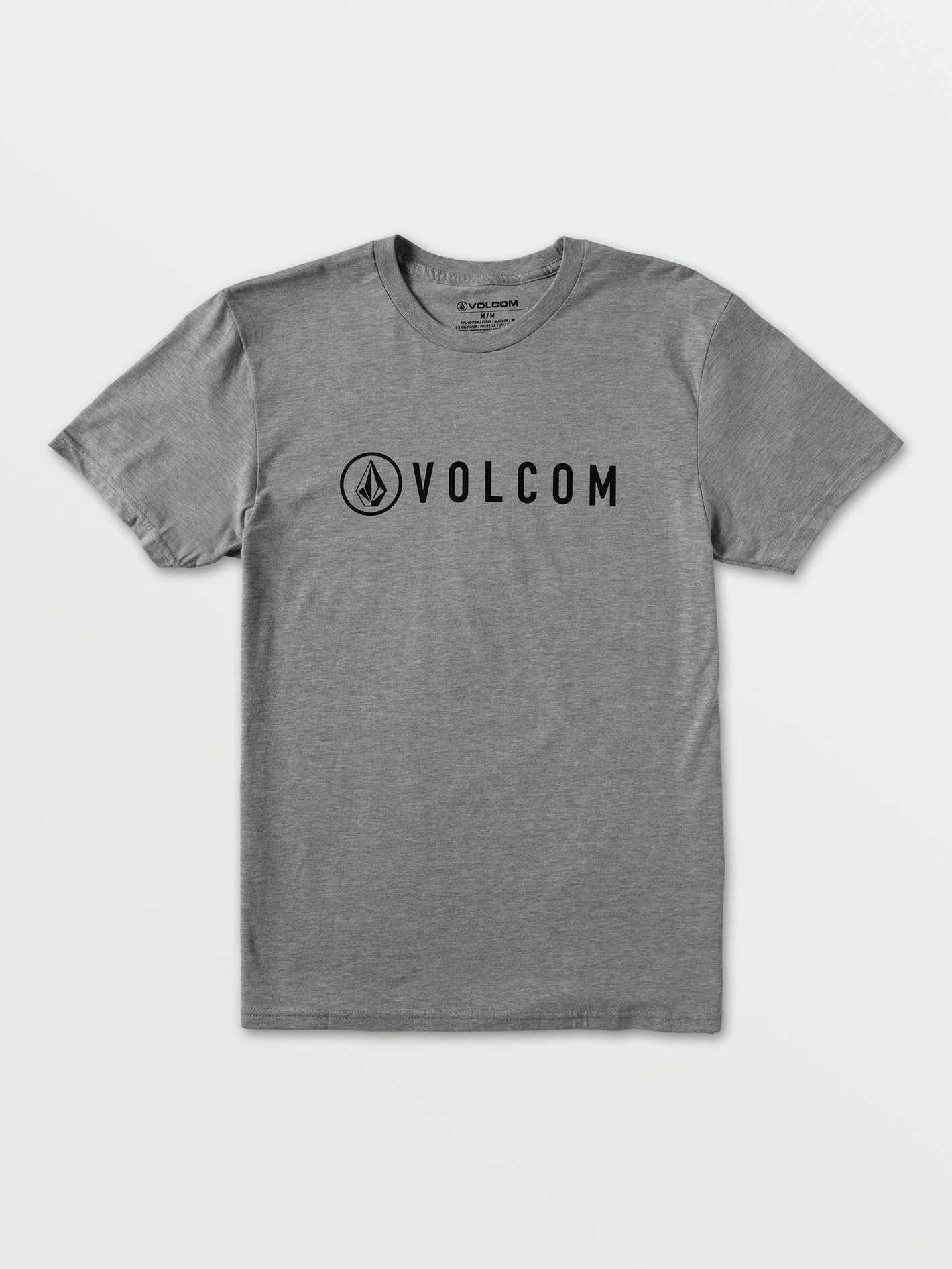 Header Short Sleeve Heather Tee - Heather Grey – Volcom US