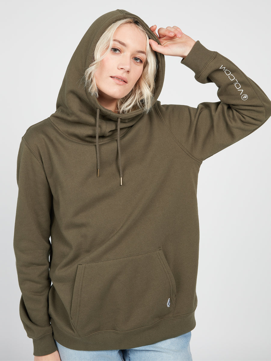 Volcom walk on store by high neck hoodie