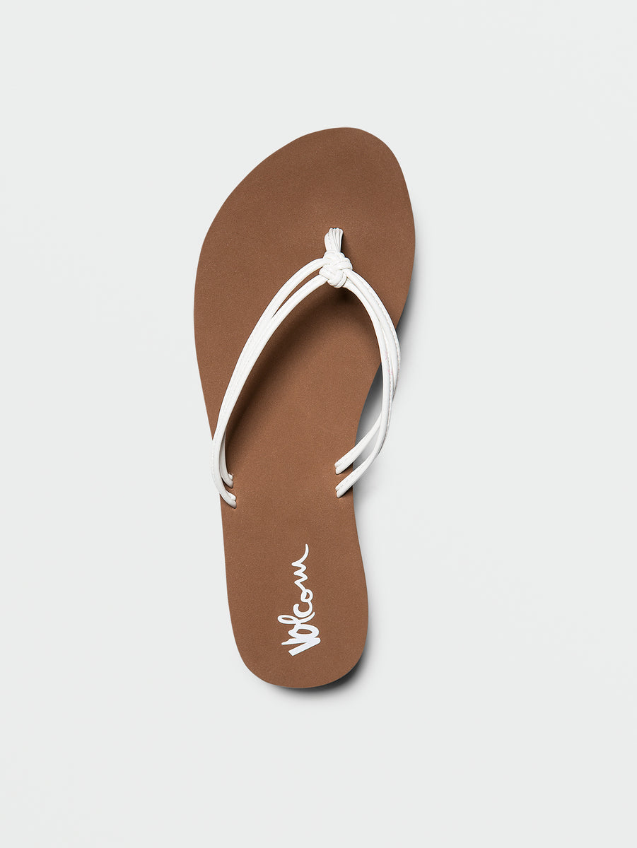 White deals volcom sandals