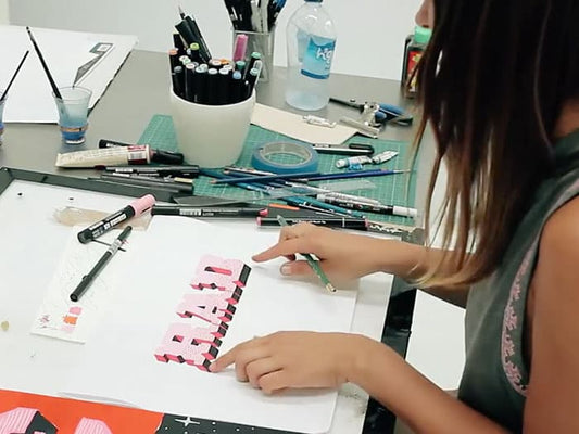 Gemma O&#039;Brien Teaches You Block Lettering Techniques in Volcom&#039;s &quot;School Of Cool&quot; Tutorial