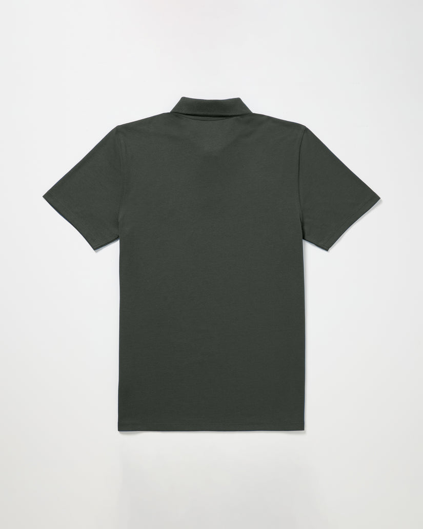 Middler Polo Short Sleeve Shirt - Asphalt Black