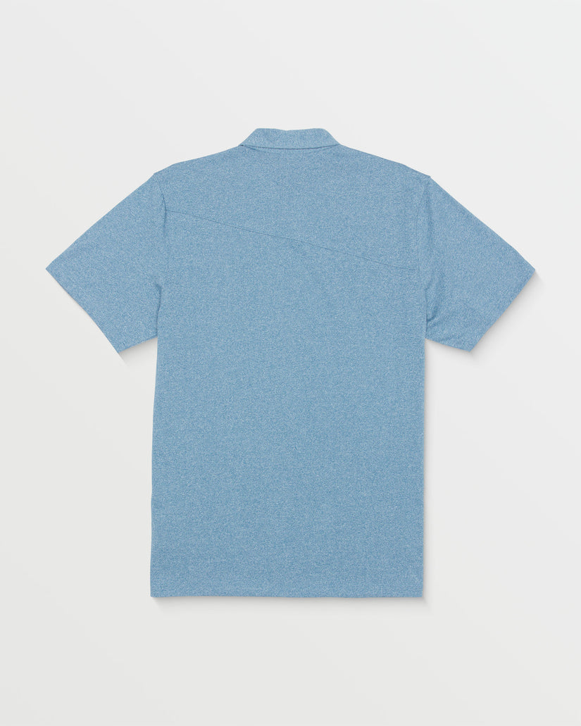 Wowzer Polo Short Sleeve Shirt - Blue Rinse