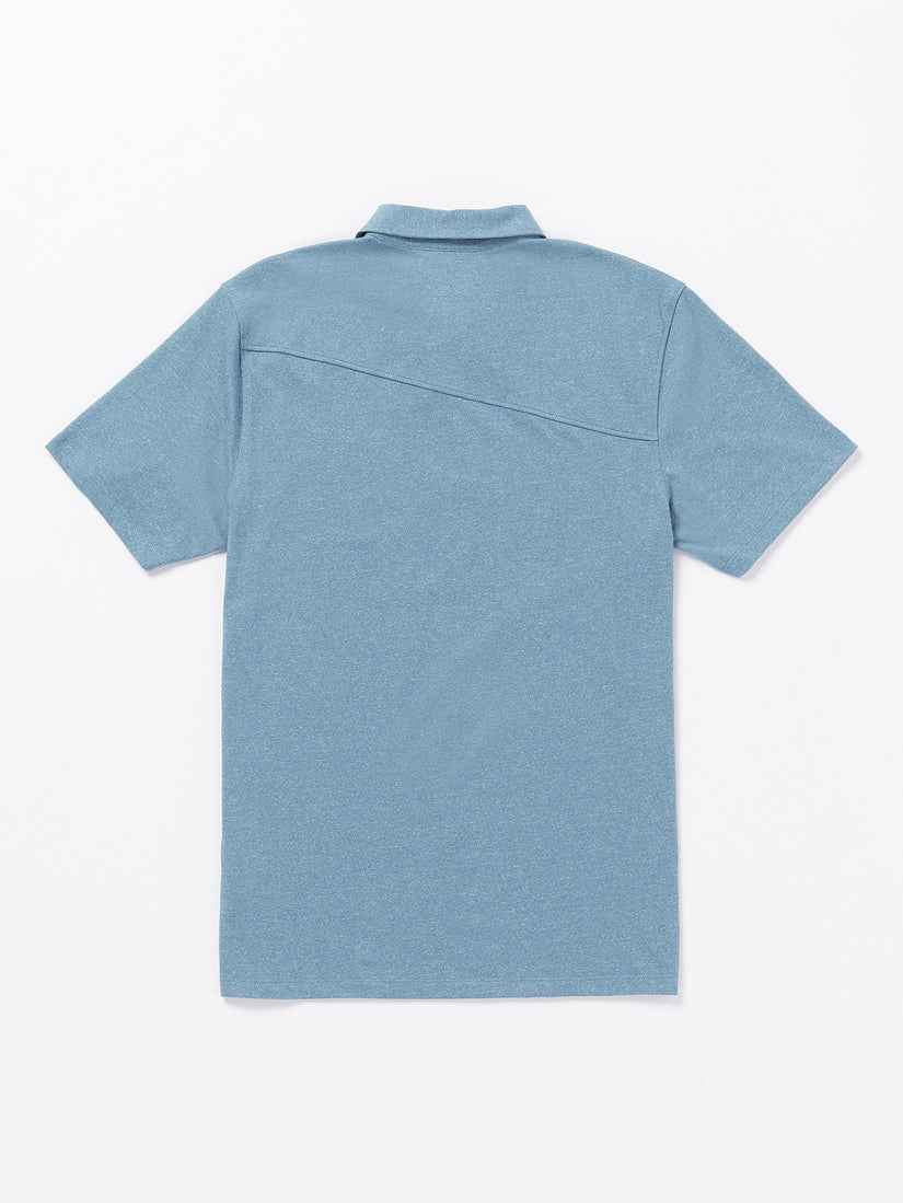 Wowzer Polo Short Sleeve Shirt - Stone Blue