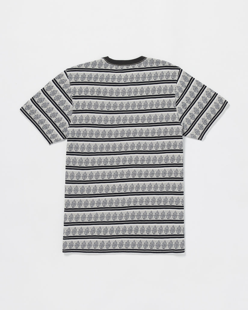 Bone Stamp Crew Short Sleeve Shirt - Stone