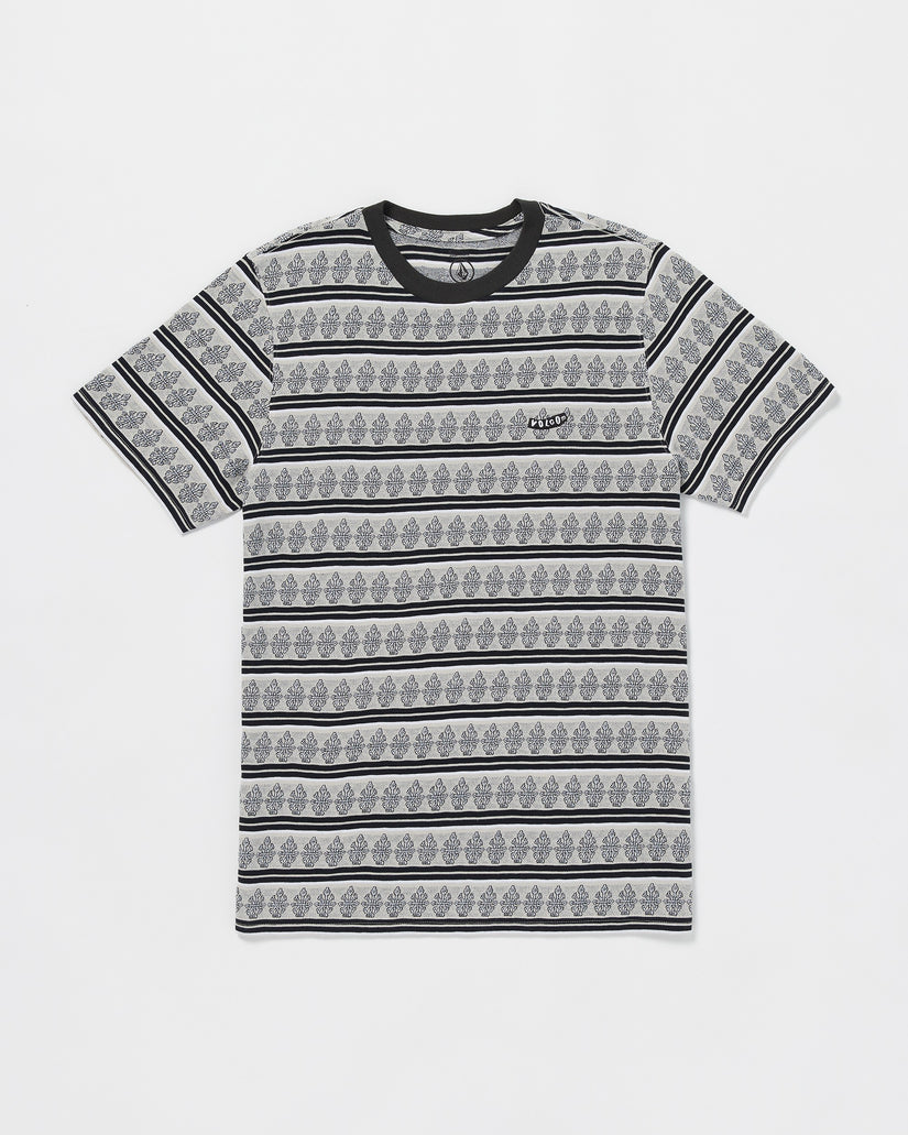 Bone Stamp Crew Short Sleeve Shirt - Stone