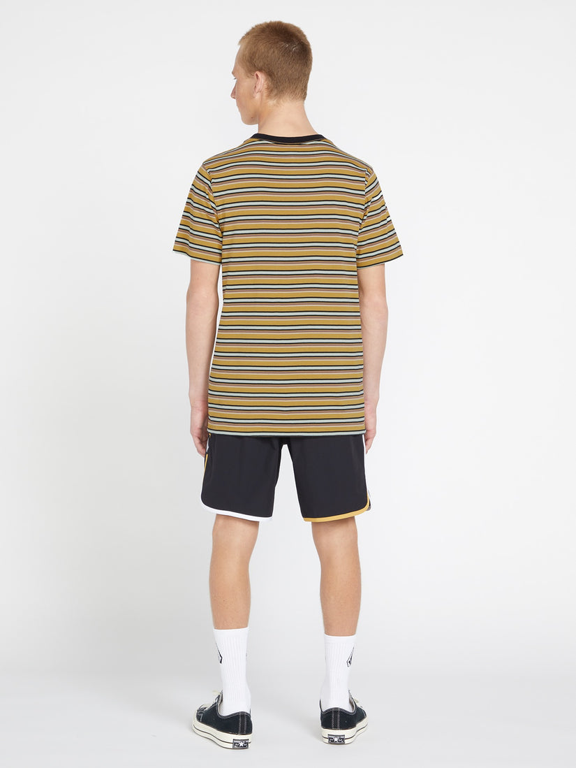 Bright N Early Crew Short Sleeve Shirt - Mustard