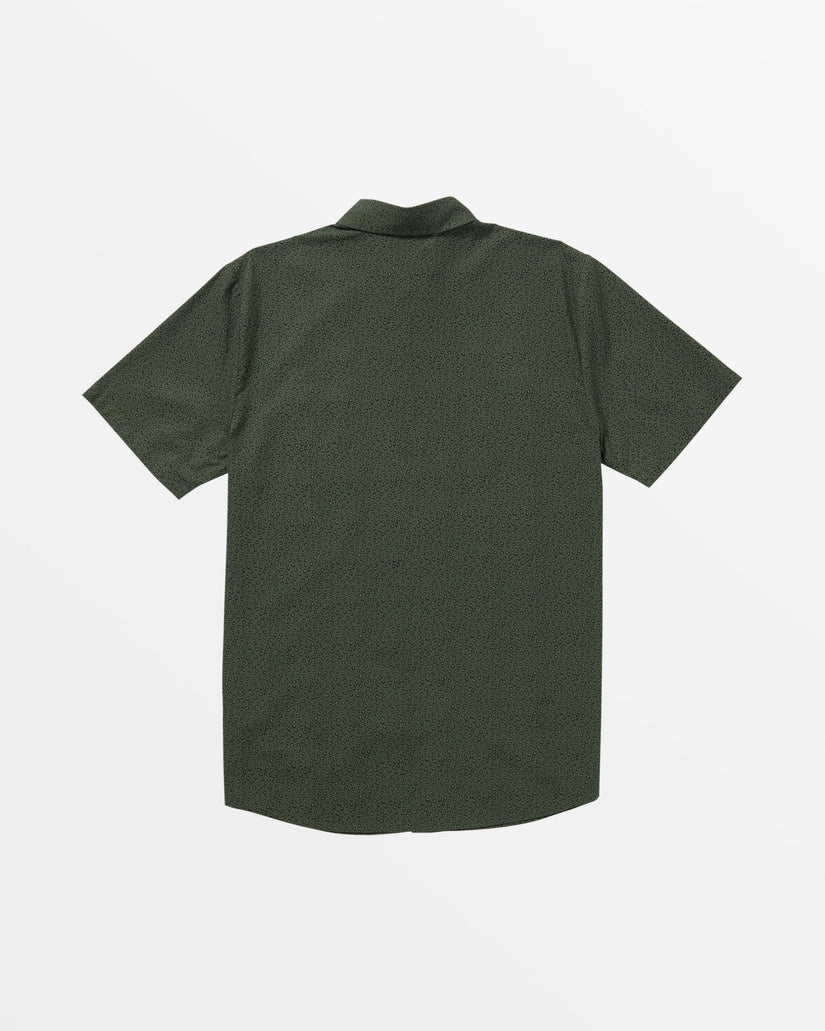 Warbler Short Sleeve Woven Top - Duffle Bag