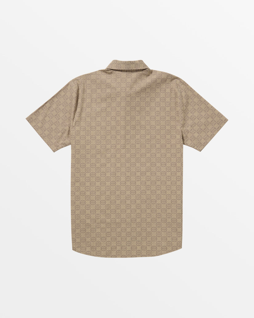 Warbler Short Sleeve Woven Top - Teak