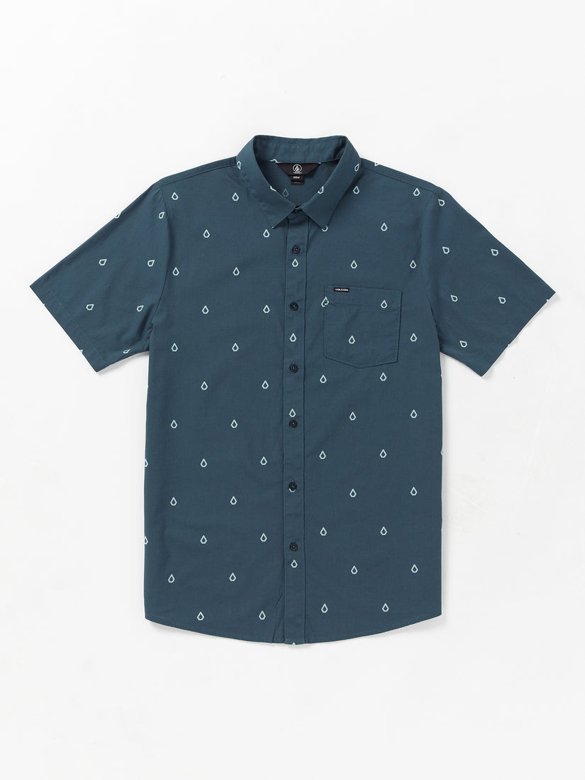 Patterson Short Sleeve Woven Shirt - Faded Navy