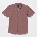 Date Knight Short Sleeve Shirt - Bordeaux Brown