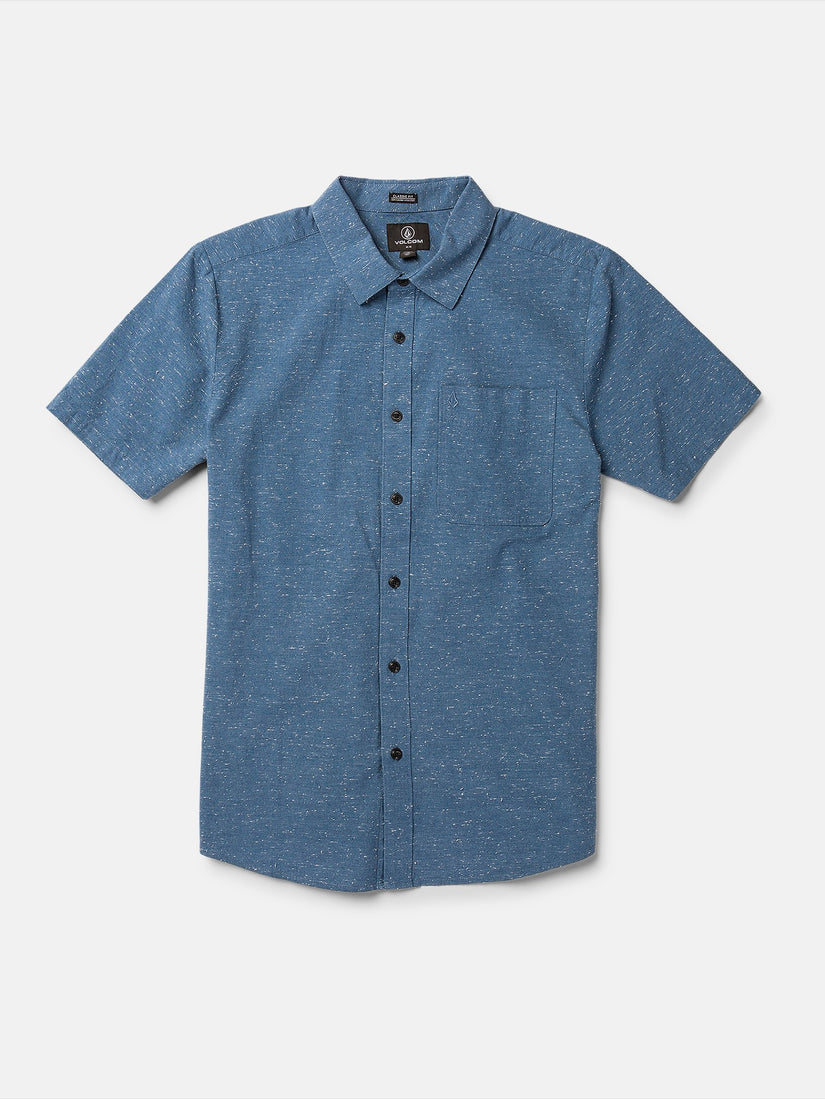 Date Knight Short Sleeve Shirt - Stone Blue