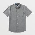 Everett Oxford Short Sleeve Shirt - Black