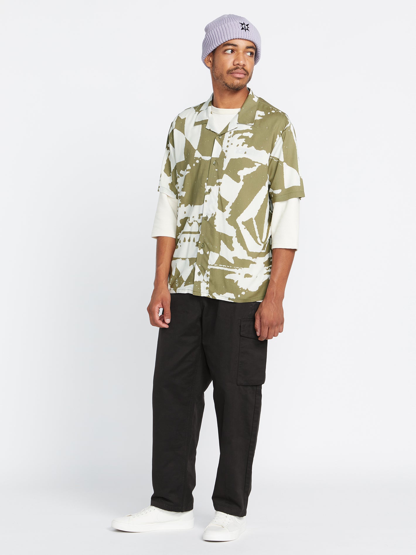 Tokyo True Collage Short Sleeve Shirt - Light Army – Volcom US