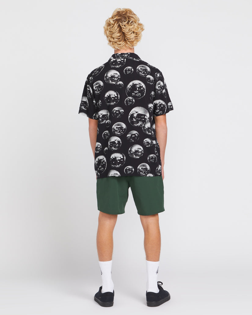 Packed Up Woven Short Sleeve Shirt - Black