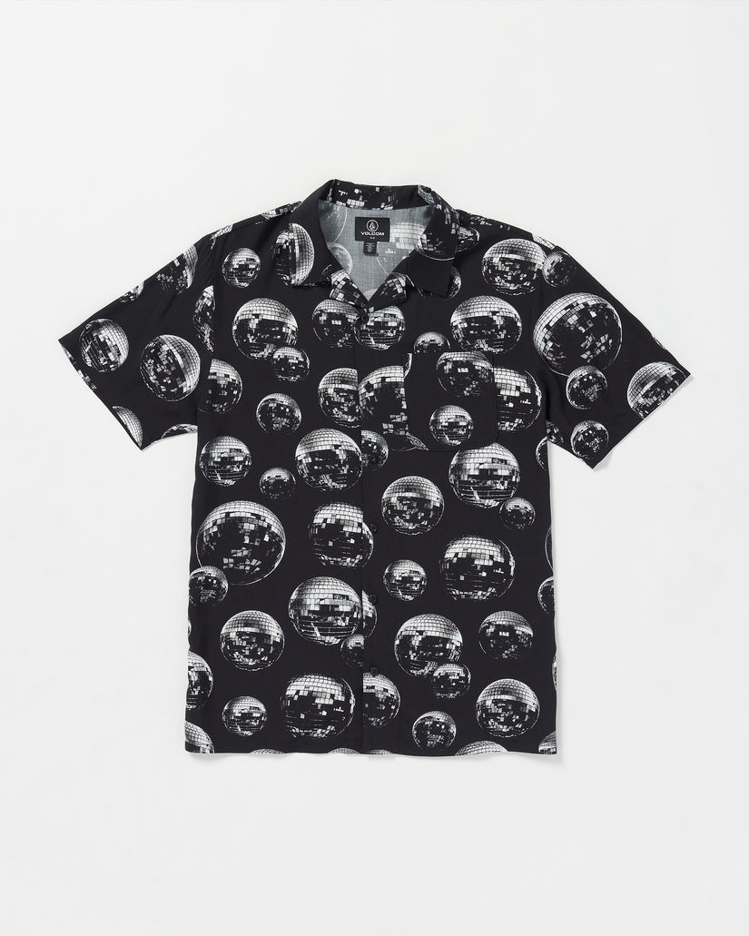 Packed Up Woven Short Sleeve Shirt - Black