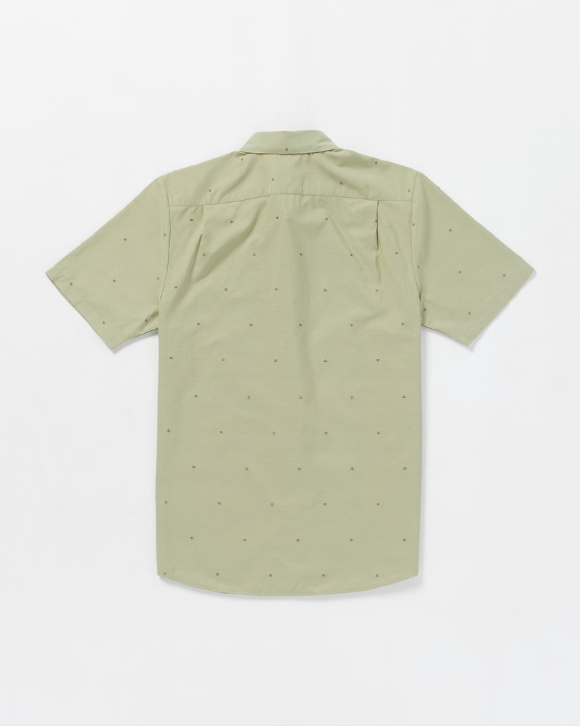 Bankstone Woven Short Sleeve Shirt - Green Tea