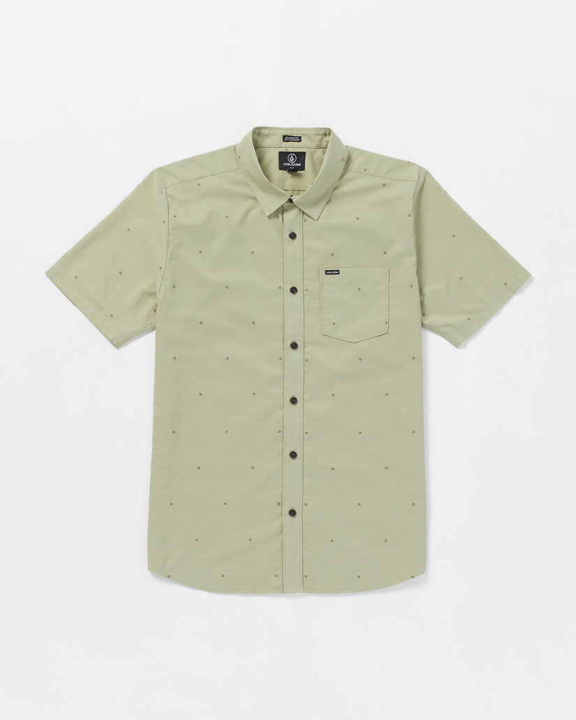 Bankstone Woven Short Sleeve Shirt - Green Tea