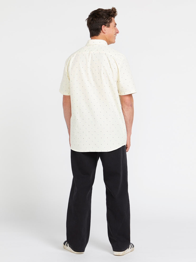 Hone Stone Woven Short Sleeve Shirt - Off White