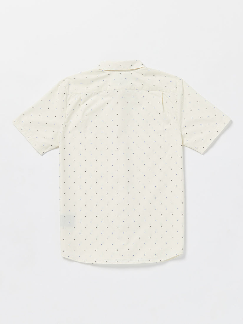 Hone Stone Woven Short Sleeve Shirt - Off White