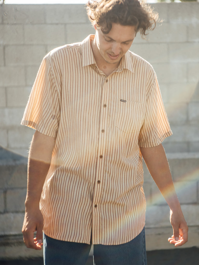 Barstone Woven Short Sleeve Shirt - Grain