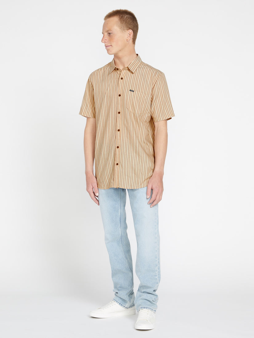 Barstone Woven Short Sleeve Shirt - Grain