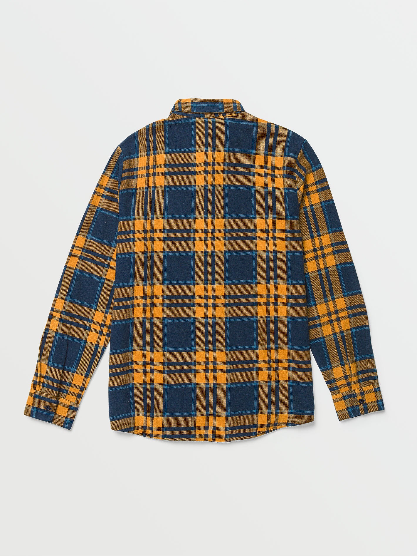 Leland Long Sleeve Flannel - Navy Print – Volcom US