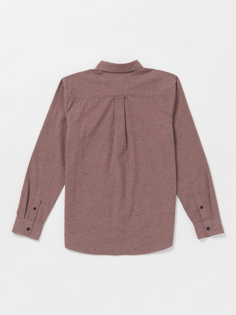 Date Knight Long Sleeve Shirt - Bordeaux Brown