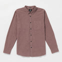 Date Knight Long Sleeve Shirt - Bordeaux Brown