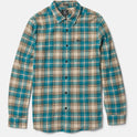 Caden Plaid Long Sleeve Shirt - Light Khaki