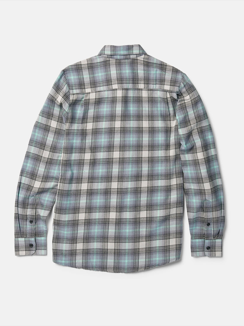 Caden Plaid Long Sleeve Shirt - Tower Grey