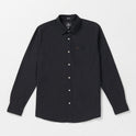 Veeco Oxford Long Sleeve Shirt - Black