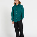 Veeco Oxford Long Sleeve Shirt - Ranger Green