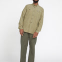 Volcom Entertainment Fat Tony Woven Long Sleeve Shirt - Khaki