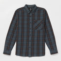 Heavy Twills Long Sleeve Flannel - Dark Slate