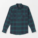 Netastone Flannel Long Sleeve Shirt - Navy