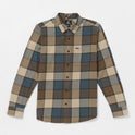 Caden Plaid Long Sleeve Shirt - Mud