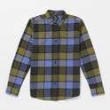 Caden Plaid Long Sleeve Shirt - Rinsed Black