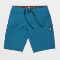 Lido Solid Mod-Tech Boardshorts - Aged Indigo