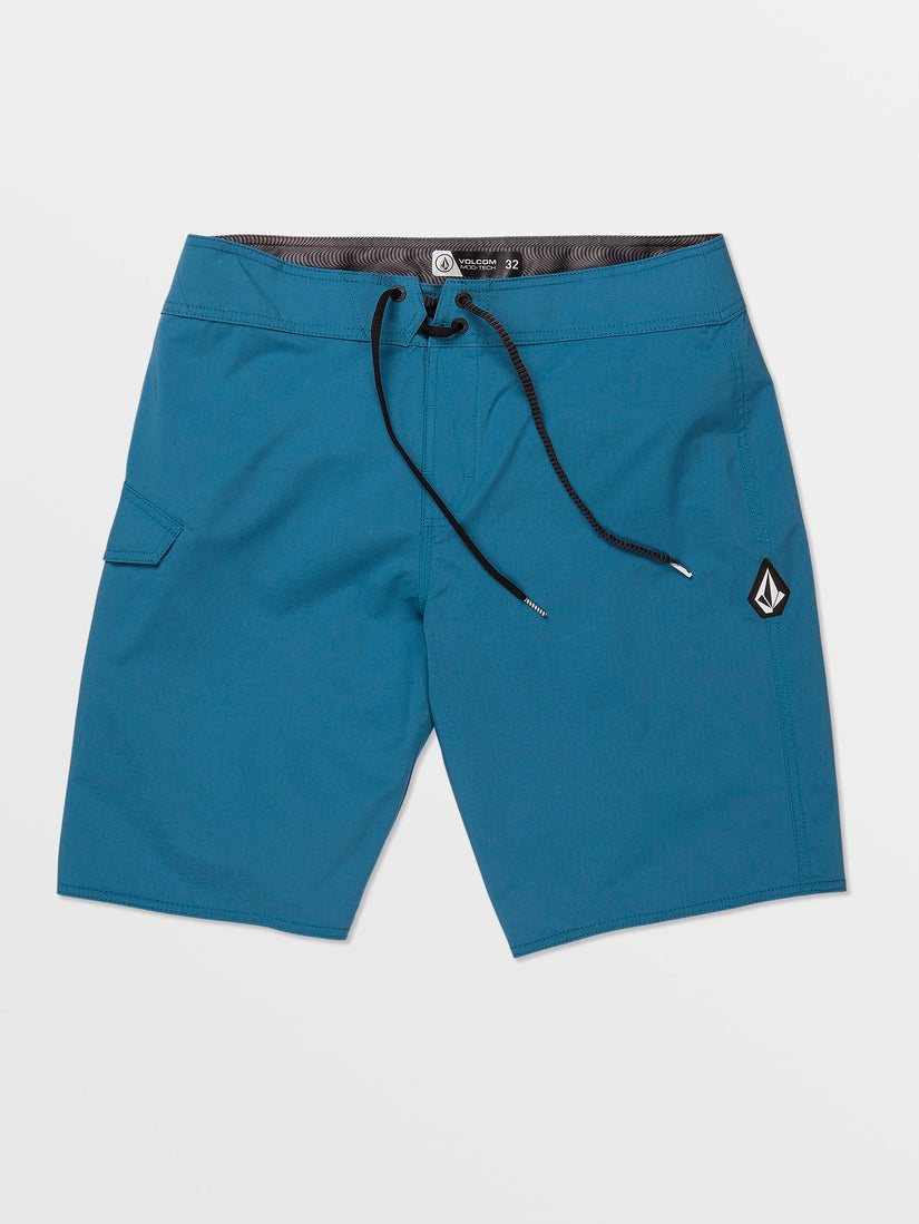 Lido Solid Mod-Tech Boardshorts - Aged Indigo