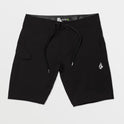 Lido Solid Mod-Tech Boardshorts - Black