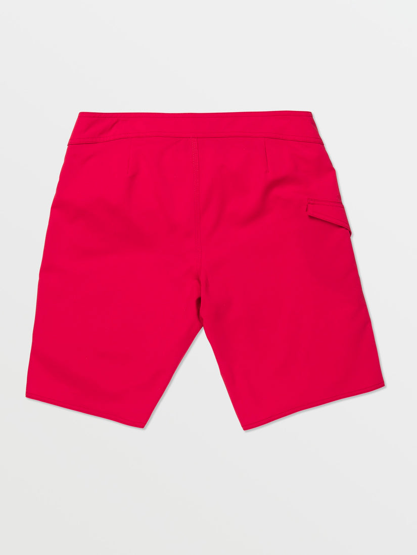 Lido Solid Mod-Tech Boardshorts - Ribbon Red