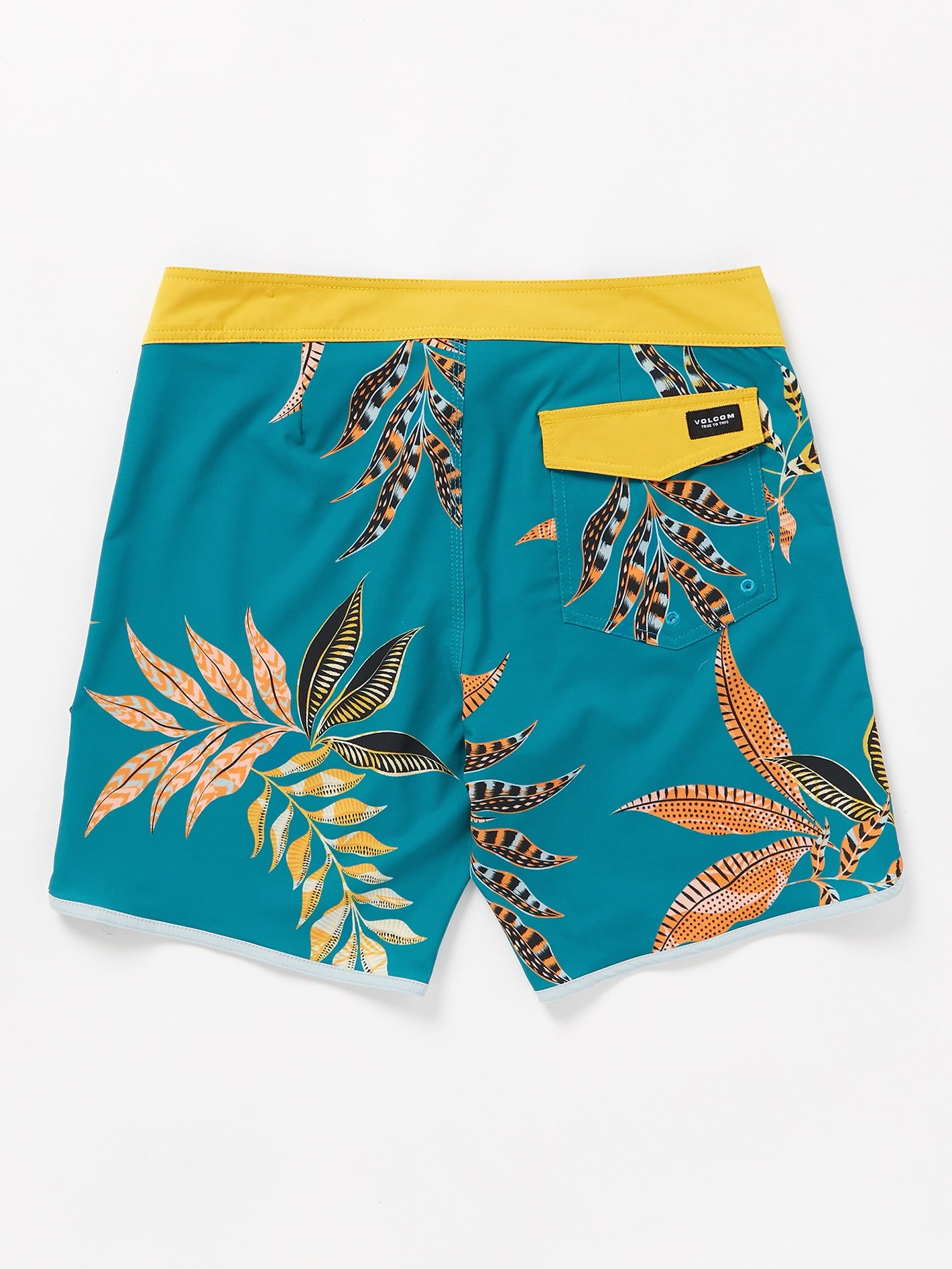 Lido Print Scallop Mod-Tech Trunks - Ocean Teal – Volcom US